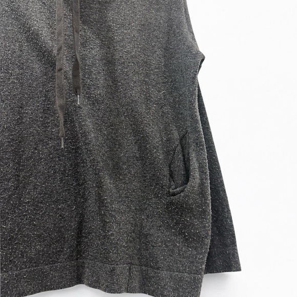 LUMIERE Women’s Cowl Turtleneck Gray Sweater Wity Pockets Small Gray - Picture 3 of 8